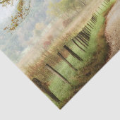 Herbst auf einer Landstraße Seidenpapier (Ausschnitt)