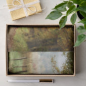 Herbst auf einer Landstraße Seidenpapier (Geschenk)