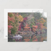 Herbst auf kleinerem See, Arrowheasee Postkarte (Vorne/Hinten)