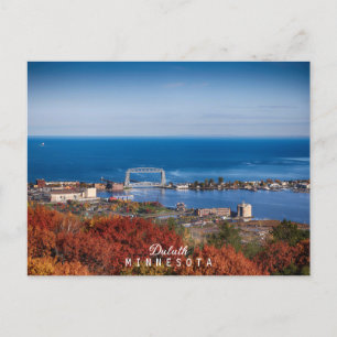 Herbst auf Lake Superior Postkarte