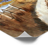 Herbst auf Olde Hill Lane Poster (Ecke)