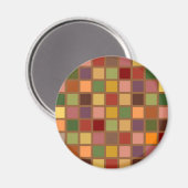 Herbst auf Platz Magnet (Vorderseite/Rückseite)