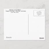 Herbst auf Wasser - Postkarte (Rückseite)