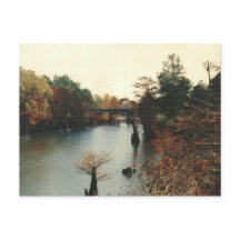 Herbst auf Wasser - Postkarte