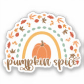 Herbst Aufkleber Pumpkin Spice (Vorderseite)