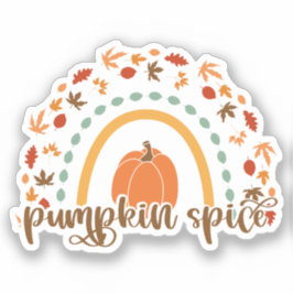 Herbst Aufkleber Pumpkin Spice