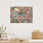 Herbst August Fairy Fantasy Art von Molly Harrison Poster (Küche)