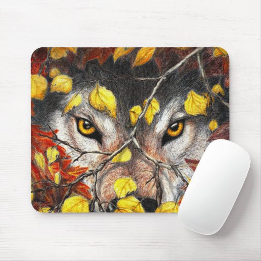 Herbst-Ausblick Mousepad (Mit Mouse)