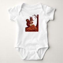 🐿️ Herbst-Baby-Eichhörnchen – Babymode