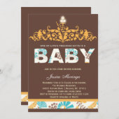 Herbst-Baby-Fall-Couture-Baby-Duschen-Einladung Einladung (Vorne/Hinten)