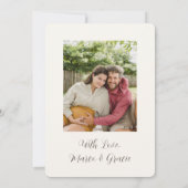 Herbst Baby Foto Pumpkin Ankündigung (Rückseite)