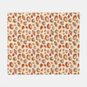 Herbst Backwaren Fleecedecke (Vorderseite (Horizontal))