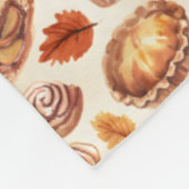 Herbst Backwaren Fleecedecke (Ecke)
