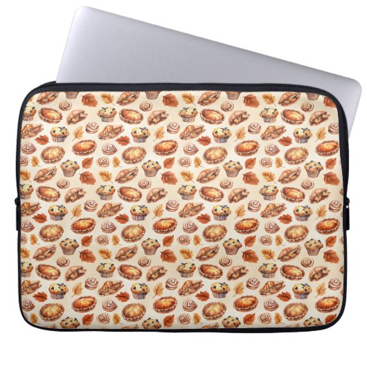 Herbst Backwaren Laptopschutzhülle (Vorderseite)