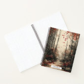 Herbst-Bambuspfad-Tuschewaschung Notizblock (Innenseite)