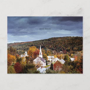 Herbst, Barnet, Vermont Postkarte