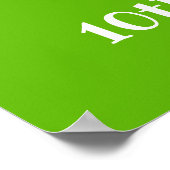 Herbst Barnyard Birthday Braun Haar Mädchen Willko Poster (Ecke)