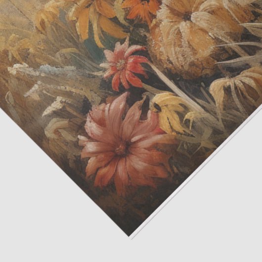 Herbst-Barszene Seidenpapier (Ausschnitt)