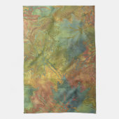 Herbst-Batik Geschirrtuch (Vertikal)