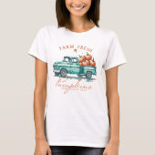 Herbst, Bauernhof Frische Pumpkins Frauen T-Shirt (Vorderseite)