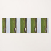 Herbst-Bauernhof Yogamatte (Rückseite (Horizontal))