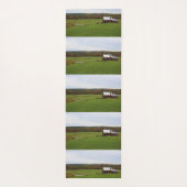 Herbst-Bauernhof Yogamatte (Rückseite)