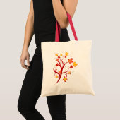 Herbst-Baum-Entwurfs-Tasche Tragetasche (Vorderseite (Produkt))