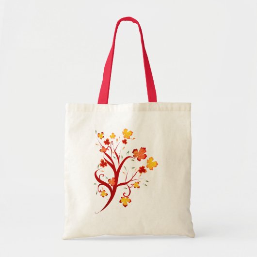 Herbst-Baum-Entwurfs-Tasche Tragetasche (Vorne)
