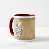 Herbst-Baum-Feen-Tasse Tasse (Vorderseite Links)