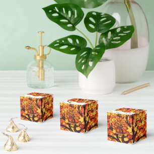 Herbst Baum Frohes Erntedankfest Gesegnet Geschenkschachtel