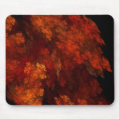 Herbst-Baum im Feuerschein Mousepad (Vorne)