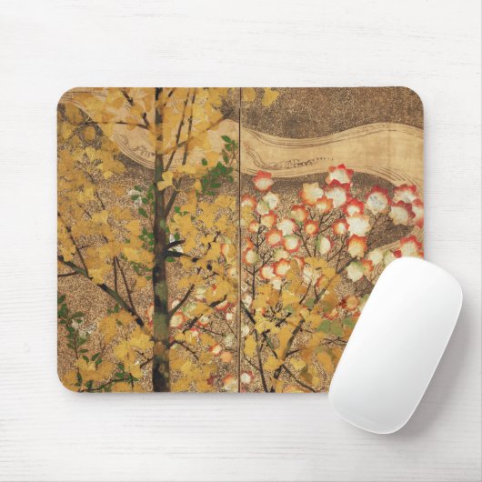 Herbst-Baum Mousepad (Mit Mouse)