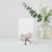 Herbst-Baum-Visitenkarte Visitenkarte (Stehend Vorderseite)