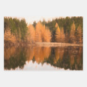 Herbst Bäume Der Mensch und die Weintrauben Geschenkpapier Set (Vorderseite 2)