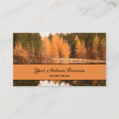 Herbst Bäume Der Mensch und die Weintrauben Visitenkarte (Vorderseite)