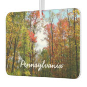 Herbst Bäume und Blue Sky Herbst Natur Fotografie Autolufterfrischer (Links)