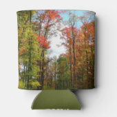 Herbst Bäume und Blue Sky Herbst Natur Fotografie Dosenkühler (Rückseite)