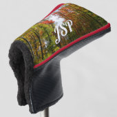 Herbst Bäume und Blue Sky Herbst Natur Fotografie Golf Headcover (3/4 Vorderseite)
