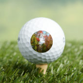 Herbst Bäume und Blue Sky Herbst Natur Fotografie Golfball (Insitu T-Shirt)