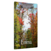 Herbst Bäume und Blue Sky Herbst Natur Fotografie Klemmbrett (Rechts)