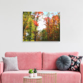 Herbst Bäume und Blue Sky Herbst Natur Fotografie Leinwanddruck (Insitu (Wohnzimmer))
