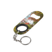 Herbst Bäume und Blue Sky Herbst Natur Fotografie Schlüsselbund Flaschenöffner (Rückseite Schrägansicht)