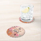 Herbst "Be You tiful" Rose Gold Blumenpumpen Untersetzer (Vor Ort)