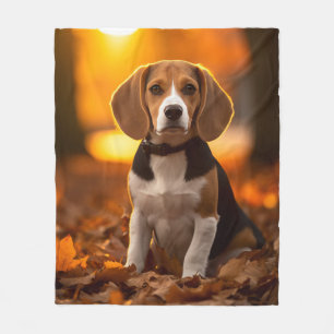 Herbst Beagle Pup Fleecedecke