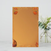 Herbst-Beeren Briefpapier (Stehend Vorderseite)