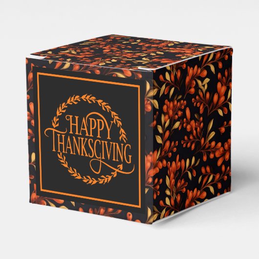 Herbst-Beeren-Geschenkbox Geschenkschachtel (Vorderseite)