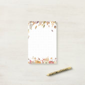 Herbst beginnt Post-it-Notizen, Herbst-Themennotiz Post-it Klebezettel (Auf Schreibtisch)