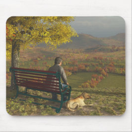 Herbst-Begleiter Mousepad