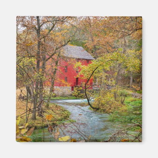 Herbst bei Alley Mill Magnet (Vorne)