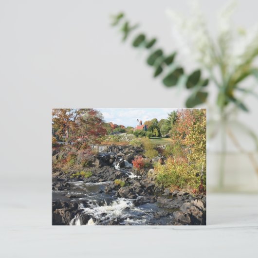 Herbst bei Cargill Falls Postkarte (Stehend Vorderseite)
